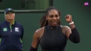 BNP Paribas Open 2018 Serena Williams vs Kiki Bertens  Highlights [upl. by Eceirehs]