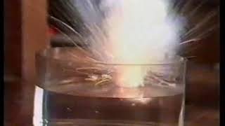 Group 1 Metals Part 2  Reactions of rubidium and caesium with water [upl. by Nedrud]