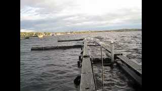 Floating Breakwater  Lake Champlain [upl. by Ayanej]