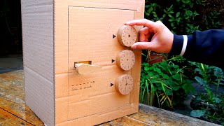 How To Make Safe Locker from Cardboard [upl. by Vanessa]