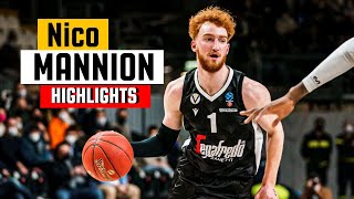 Nico Mannion BEST Highlights amp Moments with Virtus Bologna [upl. by Ria]