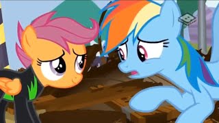 Rainbow Dash And Scootaloo’s Lesson [upl. by Cavanaugh]