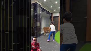 Tigar bondhi  bengal tigar 🐯👈 tiger shorts status trending reels vairalshort video [upl. by Luzader]