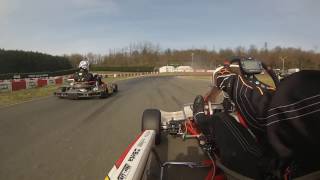 Onboard Kart Kz Race  Le SireneViverone [upl. by Yremogtnom]