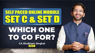 Which subject to select in ICAI Self Paced Set C amp Set D  ICAI  CA Final  May25 and onwards [upl. by Neve]