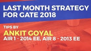 Last Month Preparation Strategy for GATE 2018 [upl. by Atwood276]