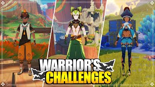 All 9 Natlan Warriors Challenges 3 Achievements  27 Chests【Genshin Impact】 [upl. by Landau904]