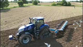 Video of T8 and Lemken plough Lot 359 [upl. by Grania]