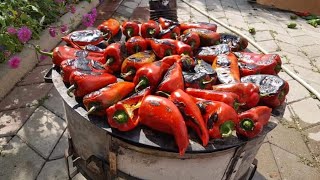 Ajvar Has Tradicionale Sikur Gjyshet Tona sofrashqiptare [upl. by Felise6]