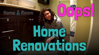 House Renovation Mistakes Grouting Tiles and Caulking  Home A Roam S01E03 [upl. by Akamaozu]