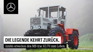 Die Legende kehrt zurück Azubis erwecken den MBtrac 6570 zum Leben [upl. by Ligriv800]