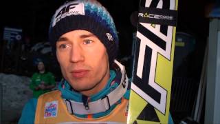 Kamil Stoch po konkursie w Bischofshofen  Skijumpingpl [upl. by Aztinay]