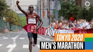 Kipchoge 🇰🇪 wins marathon gold again 🥇  Tokyo Replays [upl. by Namrej]