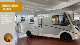 Dethleffs Trend I7057 DBM la mejor autocaravana integral con cama isla del mercado [upl. by Gerta88]