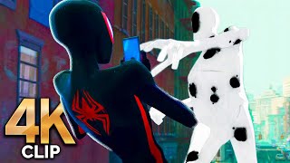 Miles Morales Vs Spot  Fight Scene  SPIDER MAN ACROSS THE SPIDER VERSE 2023 Movie CLIP 4K [upl. by Borlase]