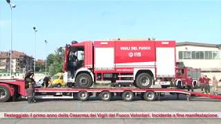 Vigili del Fuoco Melegnano primo anniversario 1 7 2018 [upl. by Osborne]