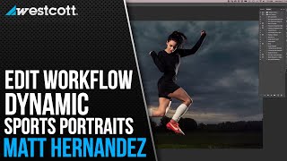 Edit Workflow Dynamic Sports Portraits Using High Speed Sync [upl. by Lesde]