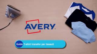 Fogli termotrasferibili da stampare Avery personalizza tshirt e tessuti in colori chiari e scuri [upl. by Bernardine]