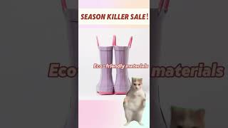 🔥SEASON KILLER SALE IS LIVE NOW  ONLY 85🔥 shoes boots rainboots viralvideo hotsale [upl. by Adelbert]