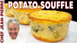 Cheesy Potato Souffle Delicious Side Dish  Chef JeanPierre [upl. by Nosrettap]