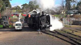 K160  Victorian Goldfields Railway  20072011  Part 1 of 2 [upl. by Accalia]