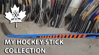 MY HOCKEY STICK COLLECTION February 2021 [upl. by Leahciam]