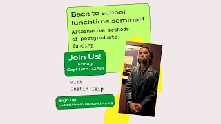 REED Lunchtime Skills Seminar  Alternative methods of postgraduate funding [upl. by Nafets]