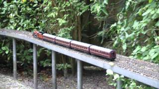 LMS Gauge 0 Jubilee with MTH trainwmv [upl. by Anay]