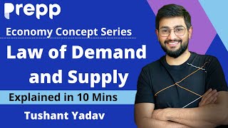 Law of Demand and Supply  Economics explainer series  Concepts in 10 minutes [upl. by Kingston508]