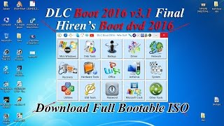 DLC Ultimate Boot 2016 Best Alternative Of Old Hiren’s Boot CD Lovers [upl. by Jard]