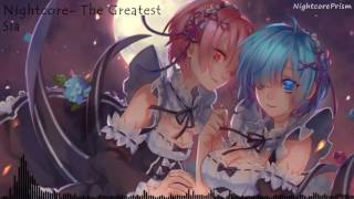 Nightcore The Greatest Sia [upl. by Kuo]