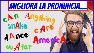 Pronuncia INGLESE per Italiani Ci sono 7 modi per pronunciare A [upl. by Debi]