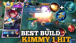 BEST BUILD GLOBAL KIMMY 1 HIT❗MAIN SOLO DI GLORY MAKE KIMMY❗ Mobile legends [upl. by Aden]