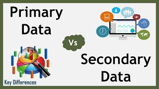 Primary vs Secondary Data Difference between them with definition and comparison chart [upl. by Elleinahc427]