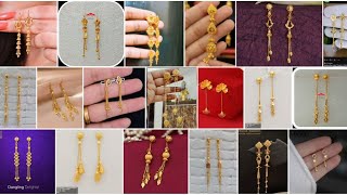 gold earrings designs ll sonar kaner dul ll earrings [upl. by Valina]