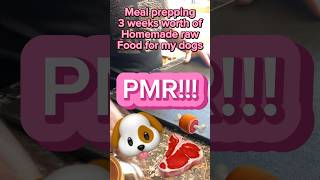 pmr raw rawdogfood rawfood rawdog homeadefood mealprep meal meals homeade dog dogs [upl. by Zaragoza]