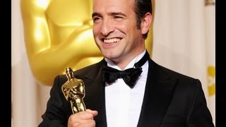 Jean Dujardin Best Actor Oscars 2012 Winner [upl. by Hesta88]