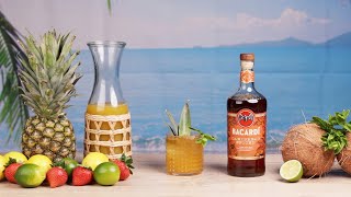 The Booze Bar  How to make a Punchy Pineapple🍍 [upl. by Larret]