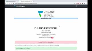 Tutorial Sistema de Legajos Digitales  Carreras Presenciales UNCAUS [upl. by Danni88]