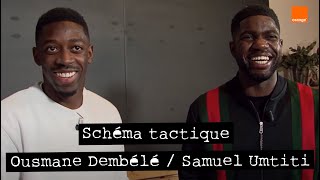 OUSMANE DEMBÉLÉ  SAMUEL UMTITI ⭐️⭐️  Schéma tactique 📃🖍  Team Orange Football TeamOrange [upl. by Ilatfan446]