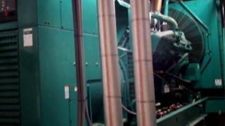 3000HP 12 megawatt back up generator startup [upl. by Renita676]