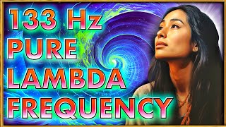 133 Hz PURE LAMBDA FREQUENCY The Imagination Wave ♾️⚛️🧬 [upl. by Cohdwell392]