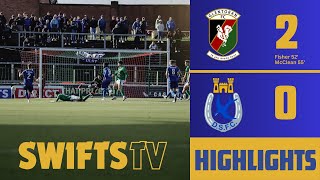 EXTENDED HIGHLIGHTS  Glentoran 20 Dungannon Swifts 121024 [upl. by Kial]