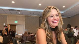 Maggie Lawson Jules discusses Psych The Movie at SDCC 17 [upl. by Kirrad172]