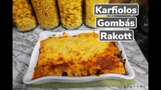 Karfiol Gombás Casserole quotrakottquot Darált Hússal [upl. by Einej]