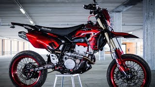 SICKEST SUZUKI DRZ SUPERMOTO EVER  DRZ Build Episode 7 [upl. by Schonfield]