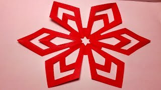 Paper CuttingHow to make Easy amp Simple paper cutting Flower Design Kirigami Tutorials [upl. by Elrod]