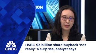 HSBC 3 billion share buyback not really a surprise analyst says [upl. by Amick432]