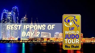 Best ippons in day 2 of Judo Grand Slam Abu Dhabi 2017 [upl. by Morell788]