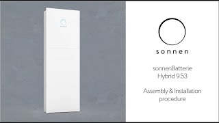 sonnenBatterie  Hybrid 953  Assembly amp Installation [upl. by Llerraj698]